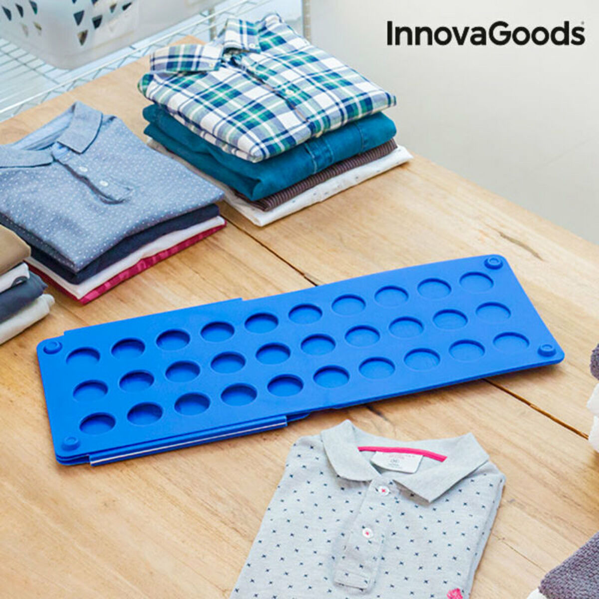 Kledingvouwer InnovaGoods IG115106 Blauw (Refurbished C)
