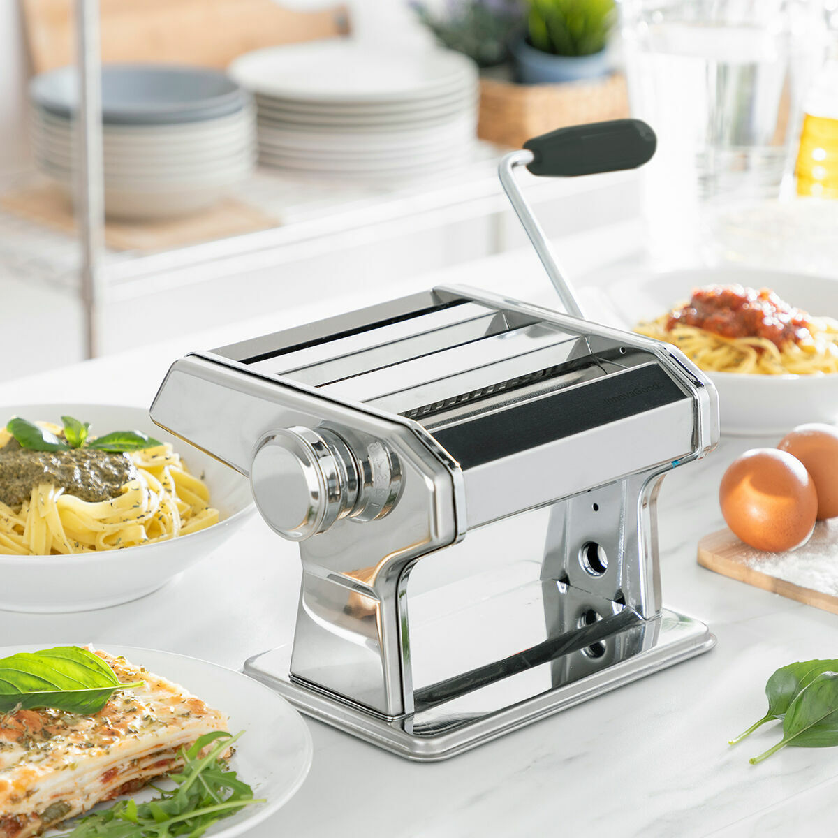 Maschine zur Herstellung frischer Nudeln mit Rezepten InnovaGoods (Restauriert B) - Thumbnail 4