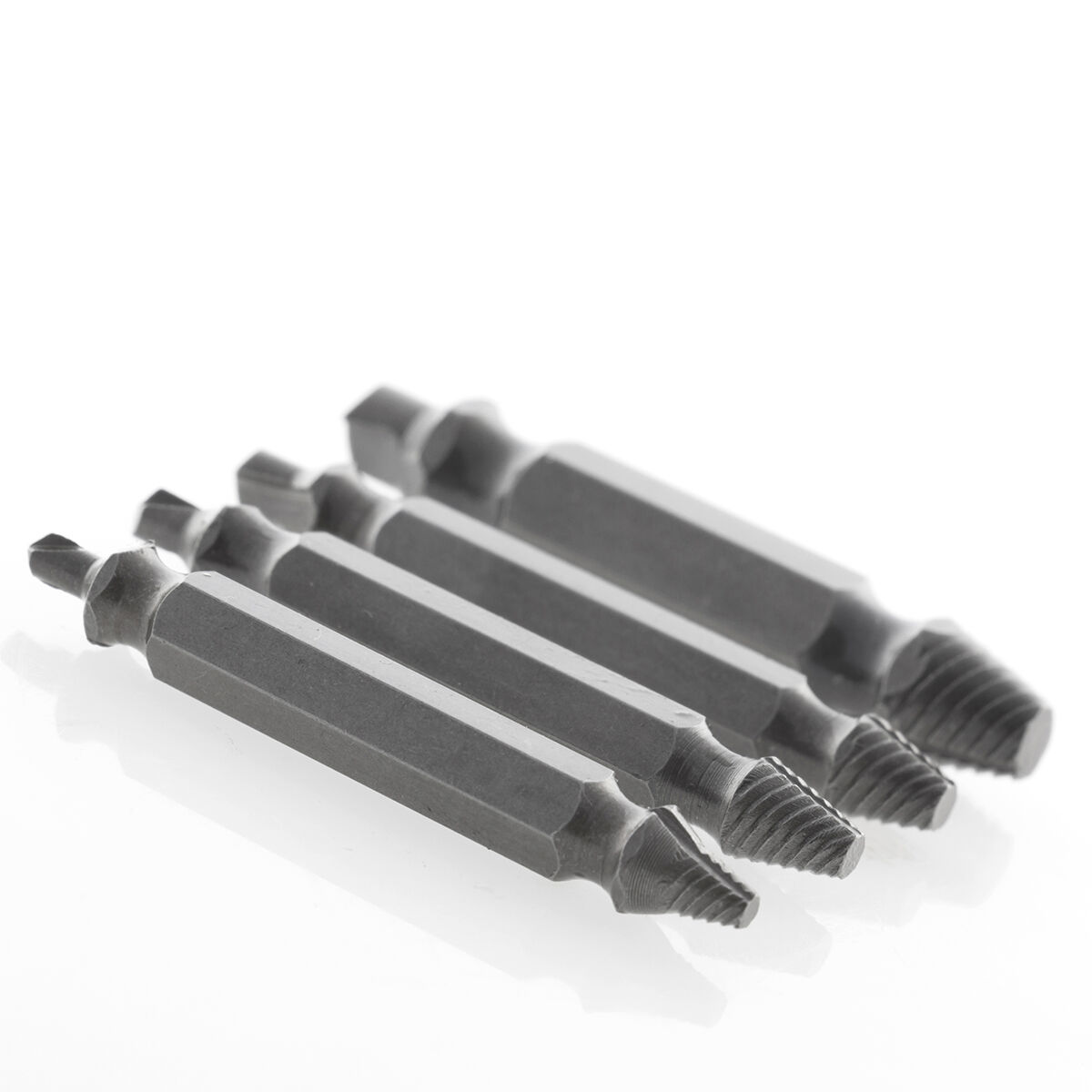 Boorbitjes om Beschadigde Schroeven te Verwijderen InnovaGoods IG811372 Staal 4 Stuks 4 Onderdelen (Refurbished A)