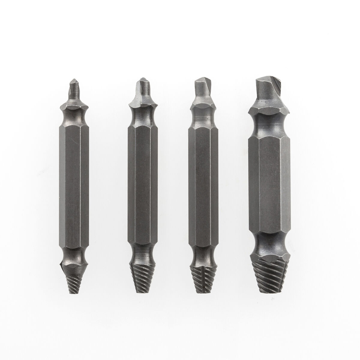Boorbitjes om Beschadigde Schroeven te Verwijderen InnovaGoods IG811372 Staal 4 Stuks 4 Onderdelen (Refurbished A)