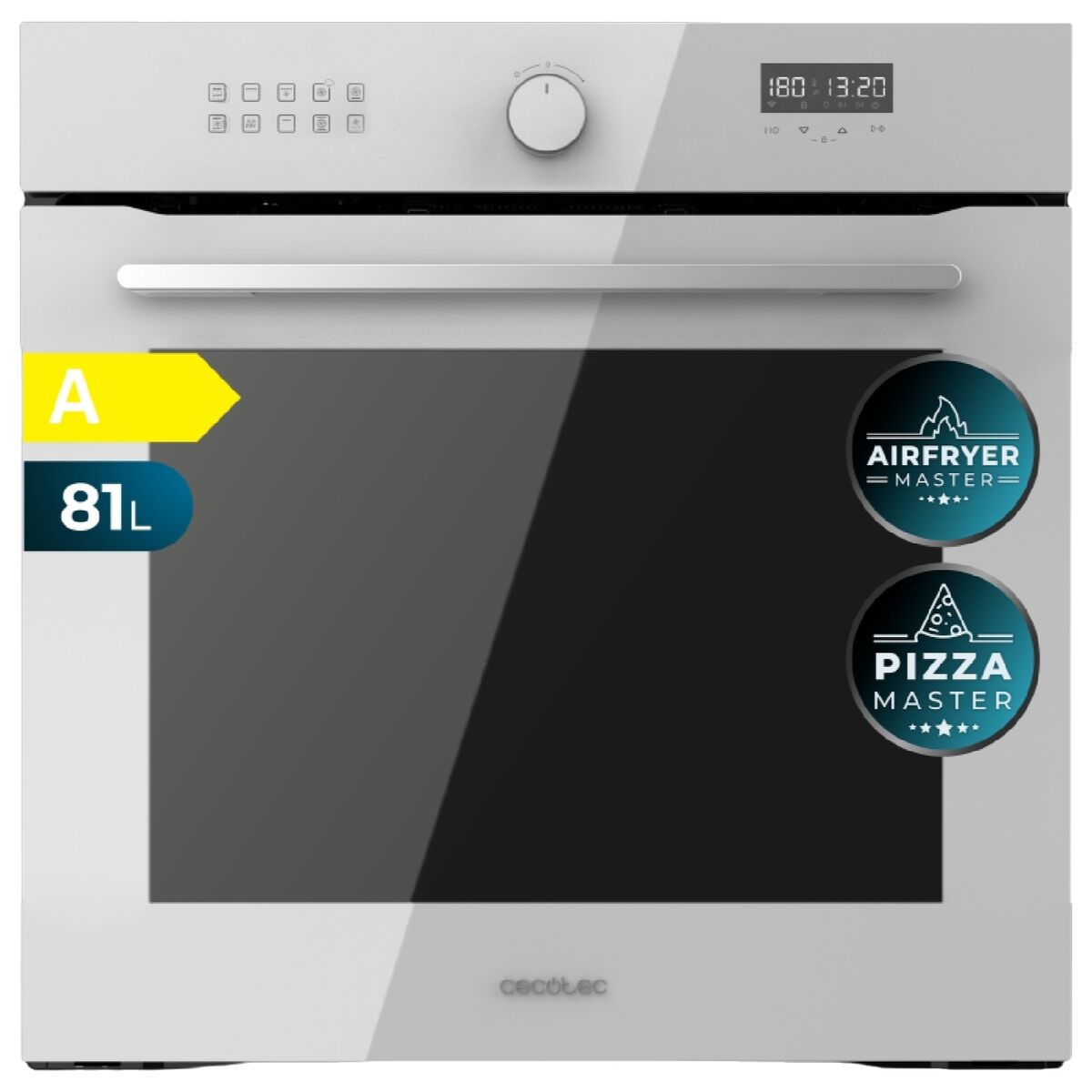 Cecotec Horno Multifunción Bolero Hexa AF316000 81L 3400W Blanco Airfryer Clase A