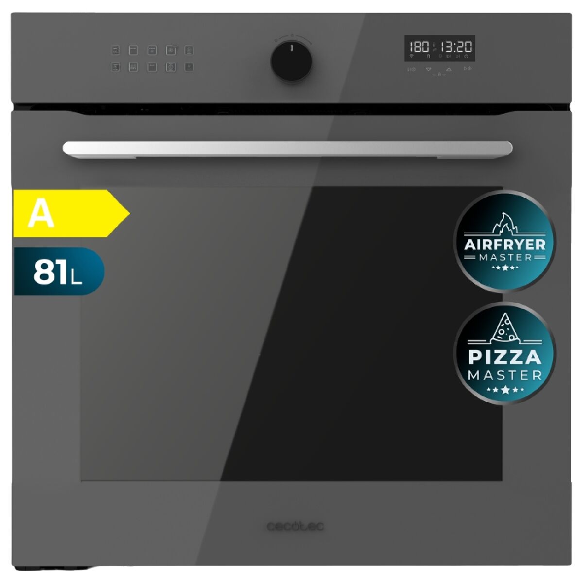 Cecotec Horno Airfryer Bolero Hexa AF316000 81 L 3400 W Clase A Gris