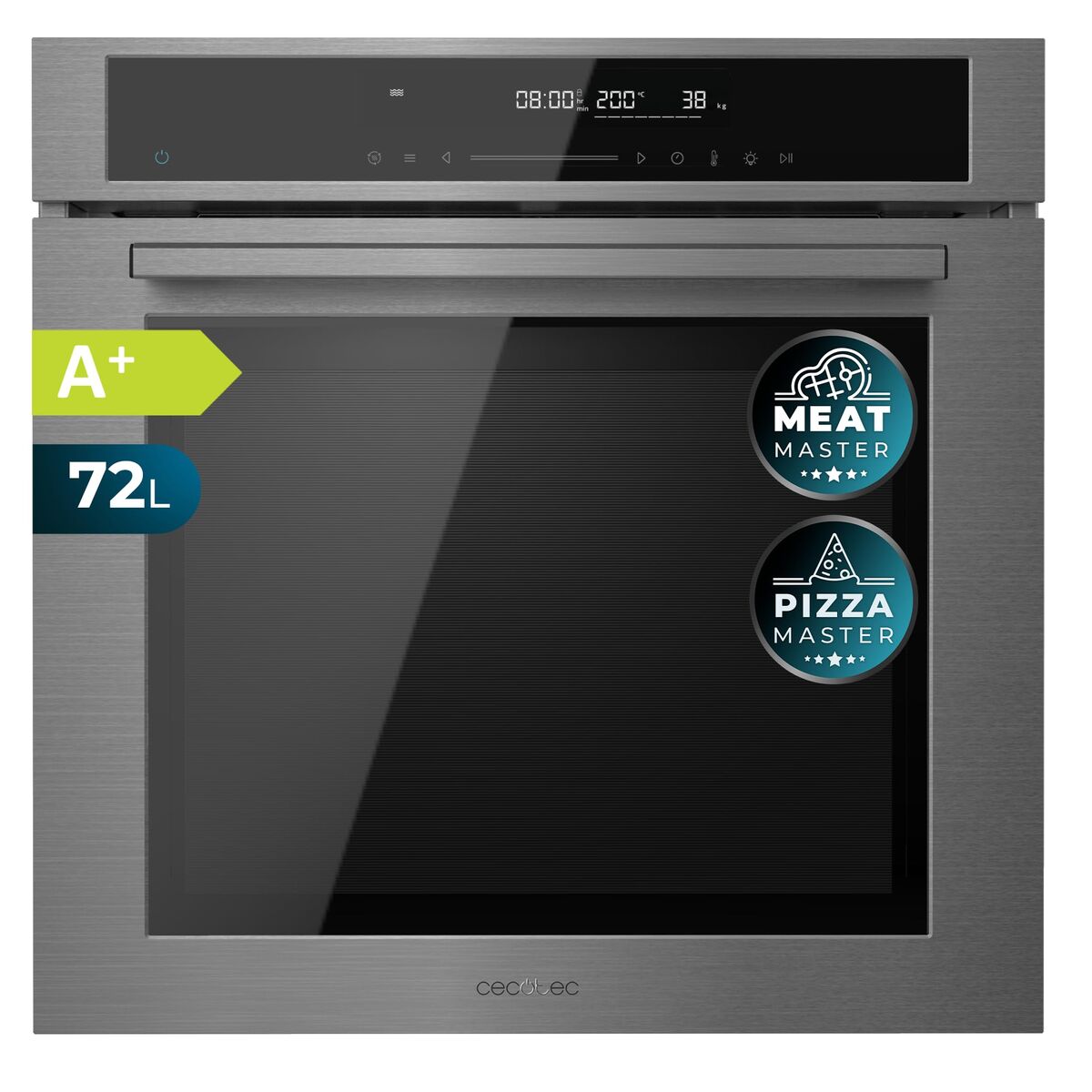 Horno Integrable Cecotec Hexa SM406000 Edge+ A+ 2900 W 72 L