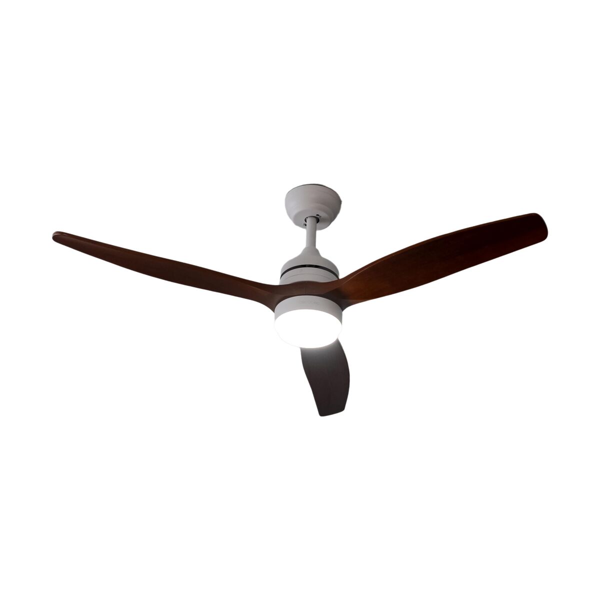 Ventilador de Techo con Luz Cecotec EnergySilence Aero 5230 18 W 40 W Blanco Negro Madera (3000-6500 K)