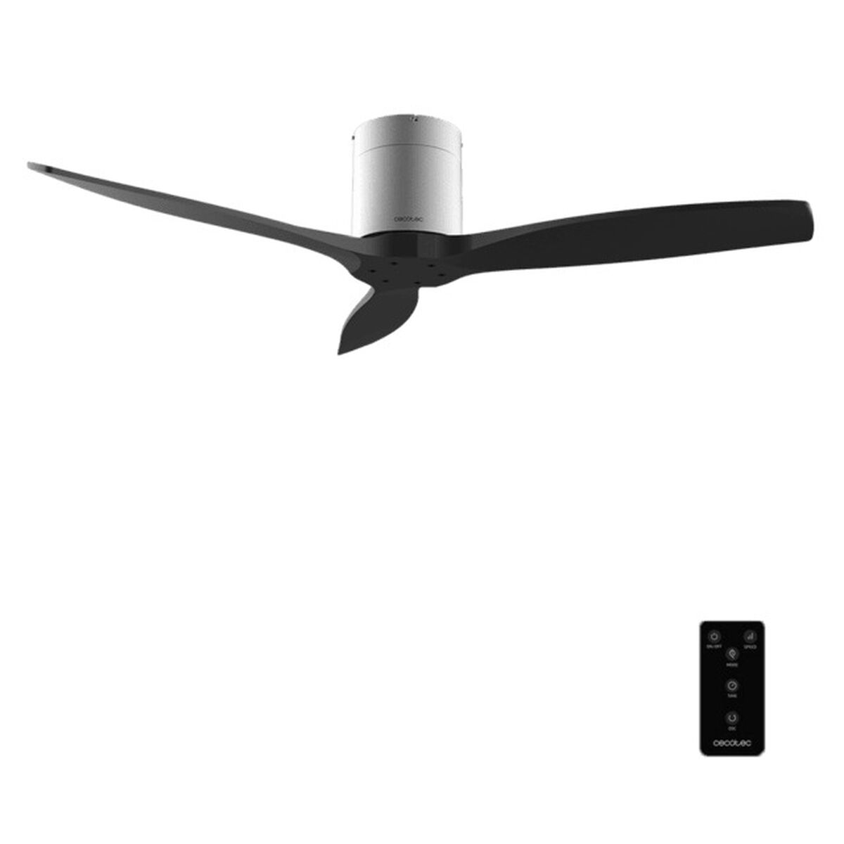 Cecotec Ventilador de Techo 40W EnergySilence Aero 5400 Classic Ø132cm Negro 3 Aspas
