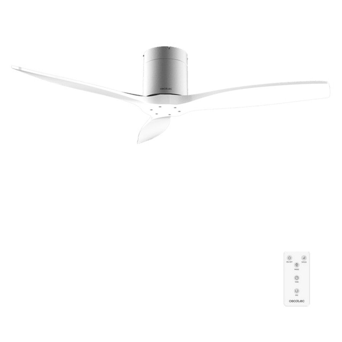 Cecotec Ventilador de Techo EnergySilence Aero 5400 Classic 40W Ø132cm 3 Aspas Blanco