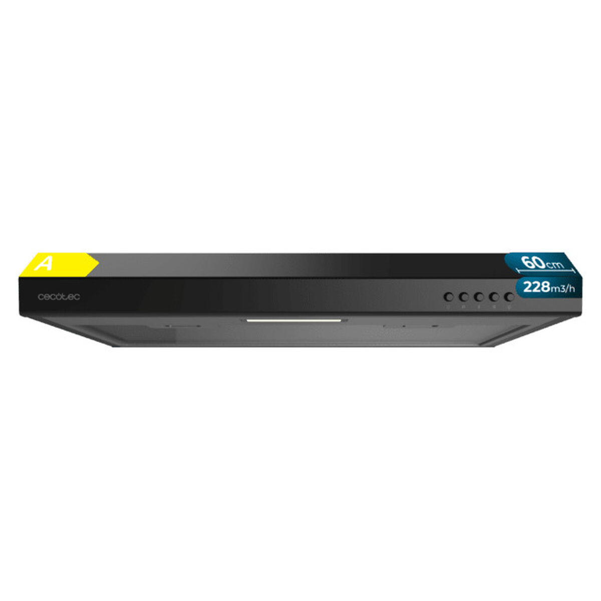 Campana Convencional Cecotec Flux CM 602100 Negro