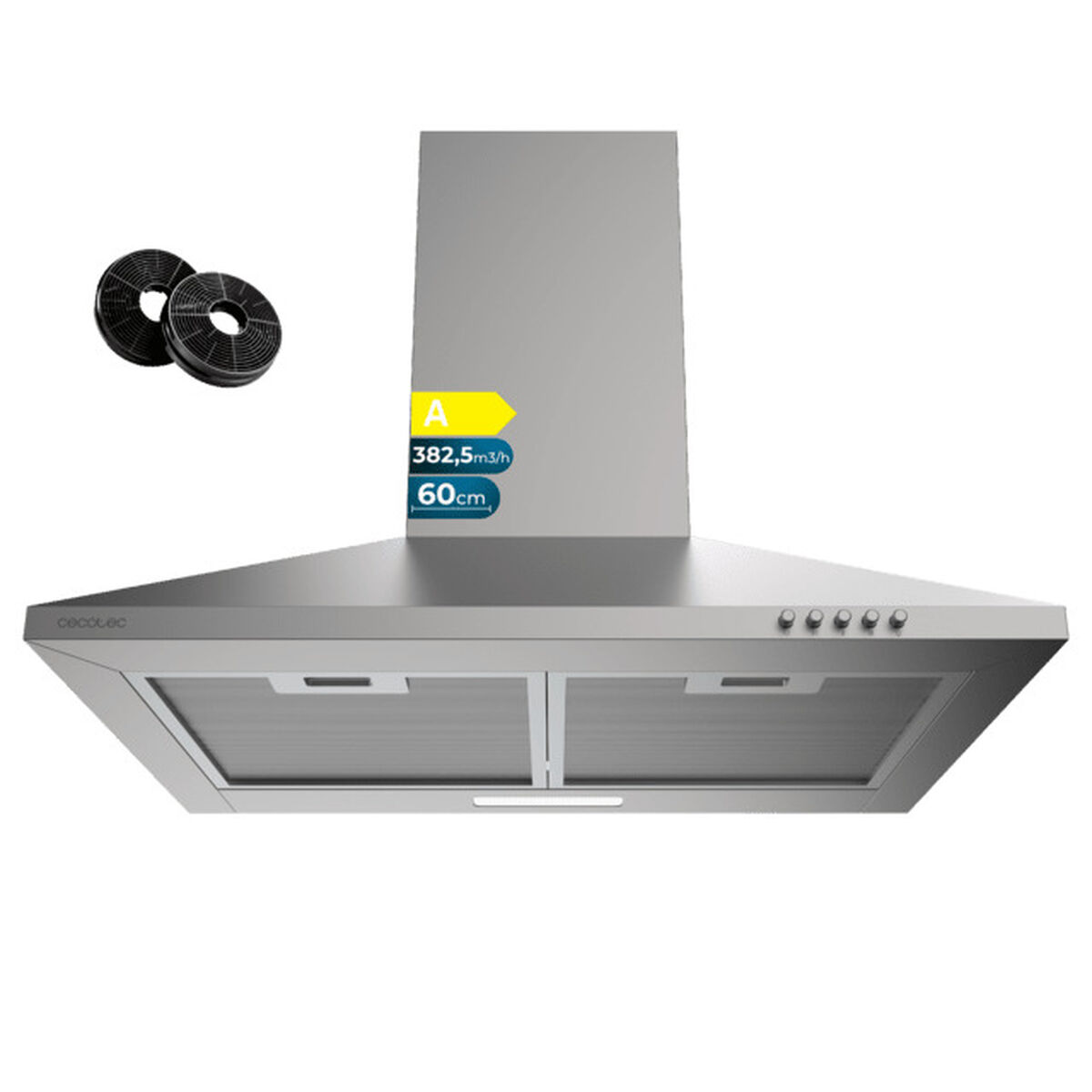 Campana Convencional Cecotec Flux PM 604000 Acero