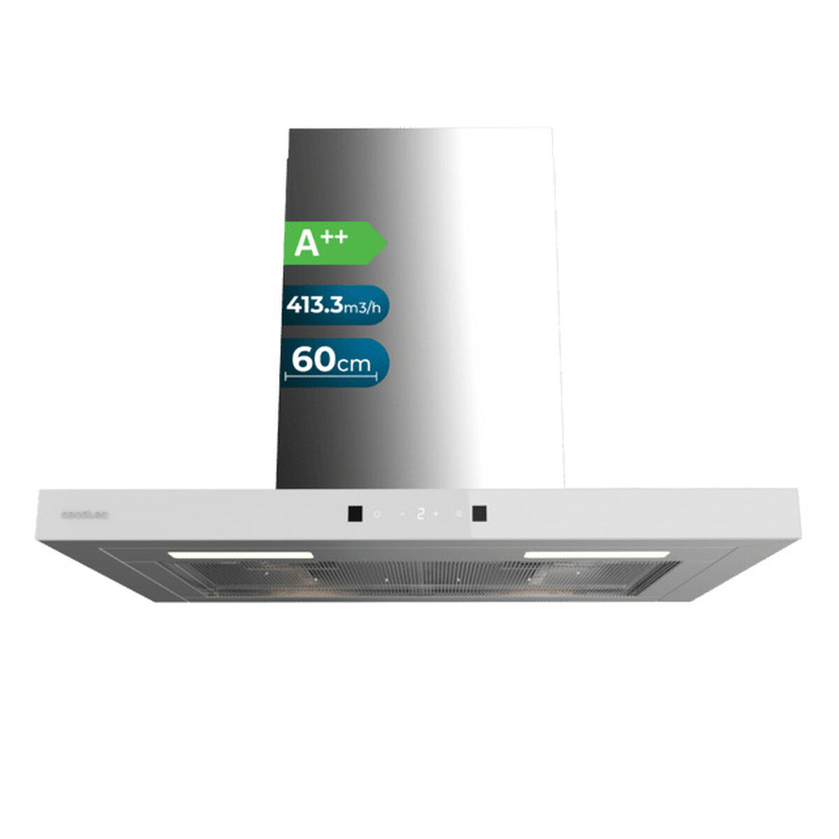 Campana Convencional Cecotec Flux PT 604400 Acero