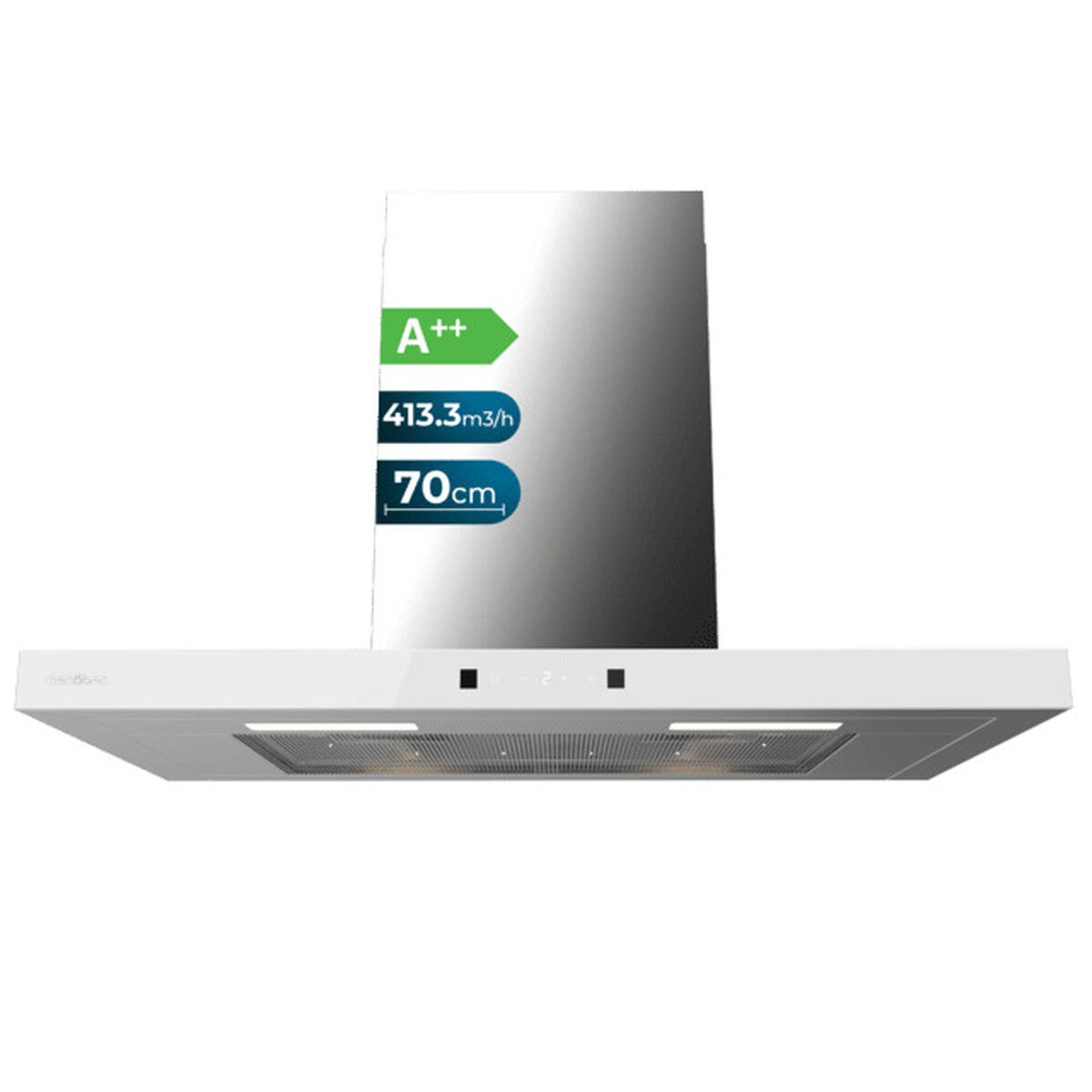 Campana Convencional Cecotec Flux PT 704400 Acero