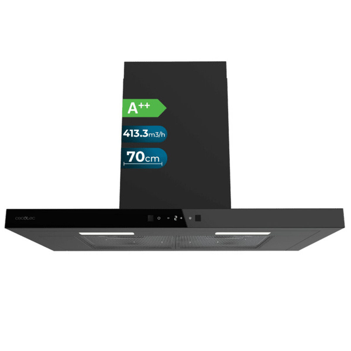 Campana Convencional Cecotec Flux PT 704400 Negro