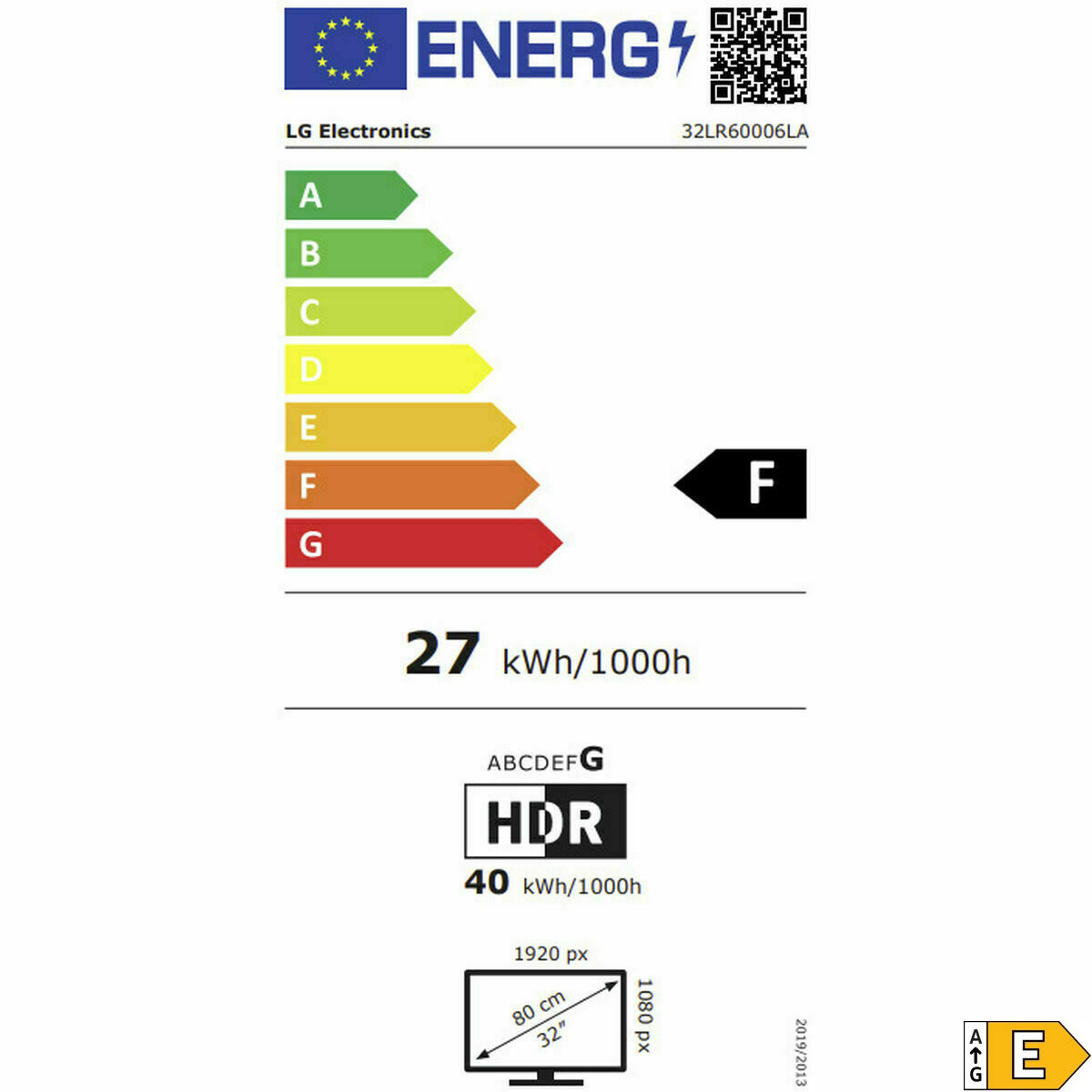 Picture of Smart TV LG 32LR60006LA Full HD 32" LED HDR D-LED