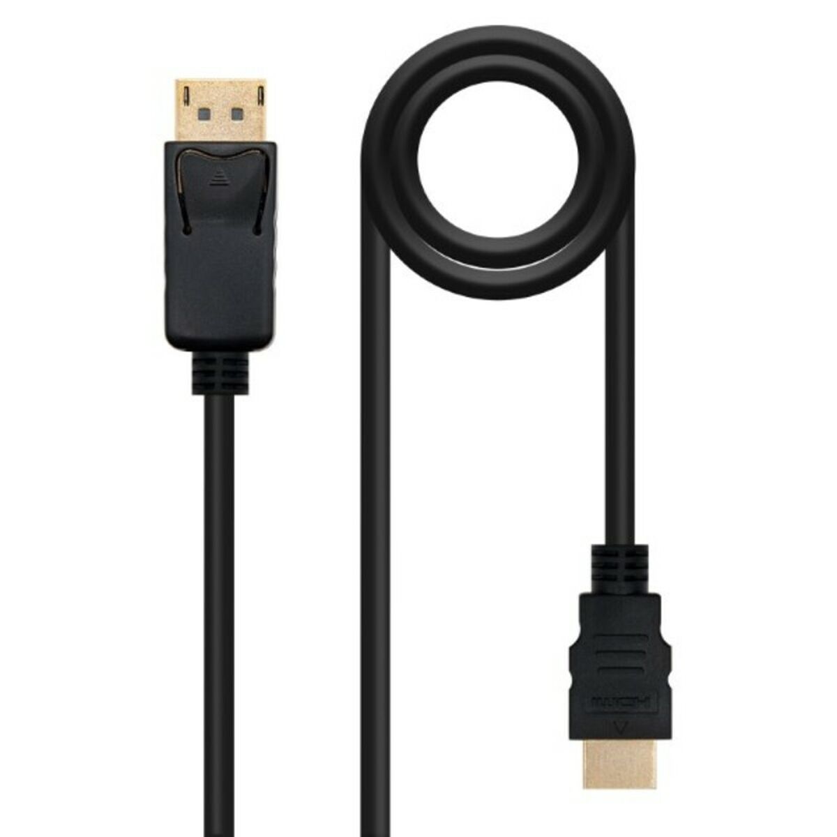 Afbeeldingen van DisplayPort to HDMI Adapter NANOCABLE 10.15.430 Black