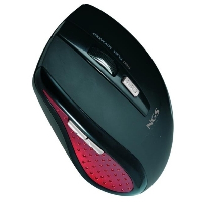 Ratón Bluetooth Inalámbrico NGS Red Flea Advanced 1600 dpi