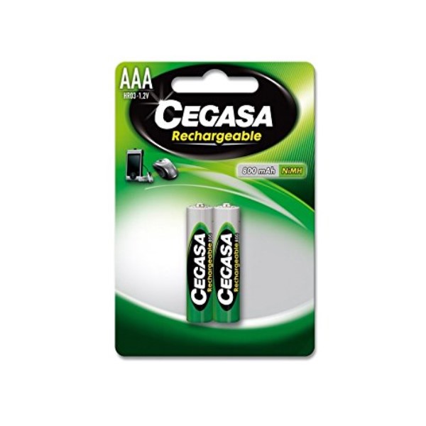 Rechargeable Batteries Cegasa HR03 800 mAh (2 uds)