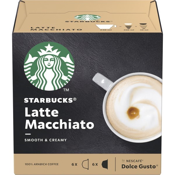 Cápsulas de Café Starbucks Latte Macchiato (12 uds) (1)