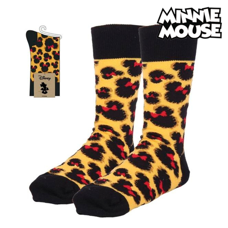 Nogavice Minnie Mouse Črna (Ena velikost) Okra