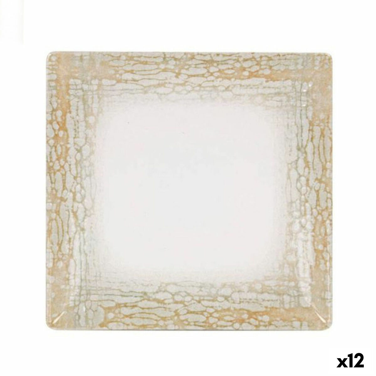 Dessert dish La Mediterránea Sasha 18 x 18 x 2 cm (12 Units) (18 cm)