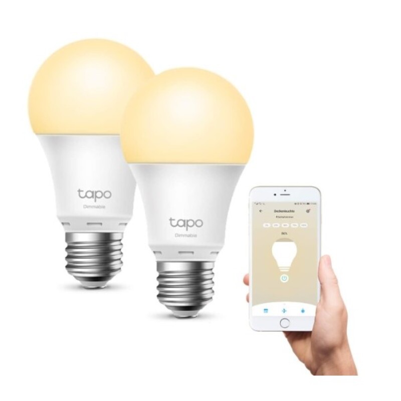Ampoule à Puce LED TP-Link Tapo L510E Wifi 8,7 W E27 60 W 2700k (2 uds)