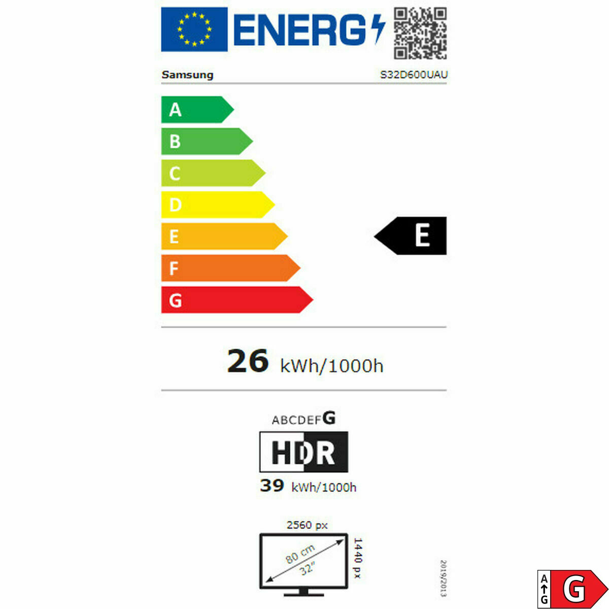 Image de Gaming Monitor Samsung LS32D600UAUXEN Quad HD 32"