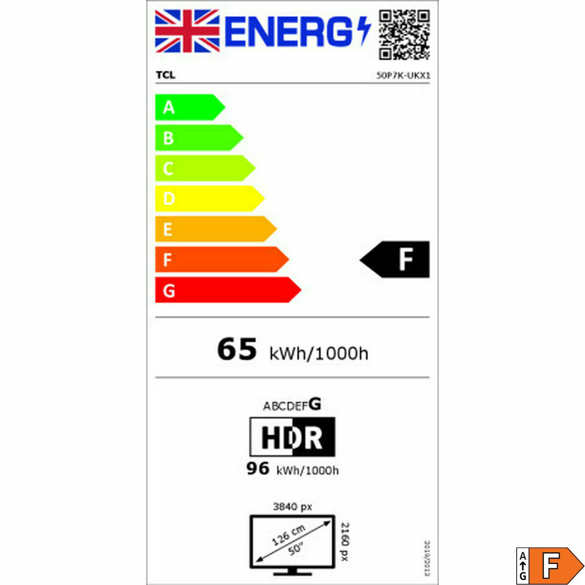 Picture of Smart TV TCL 50P7K 50" 4K Ultra HD HDR QLED
