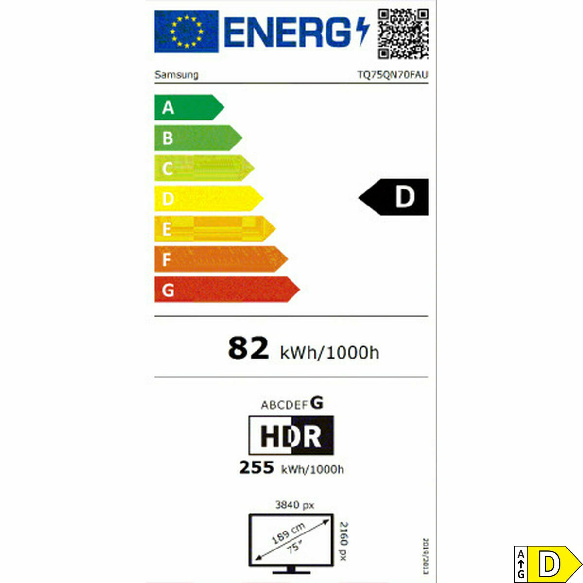 Image de Smart TV Samsung TQ75QN70FAUXXC 75" 4K Ultra HD HDR Neo QLED