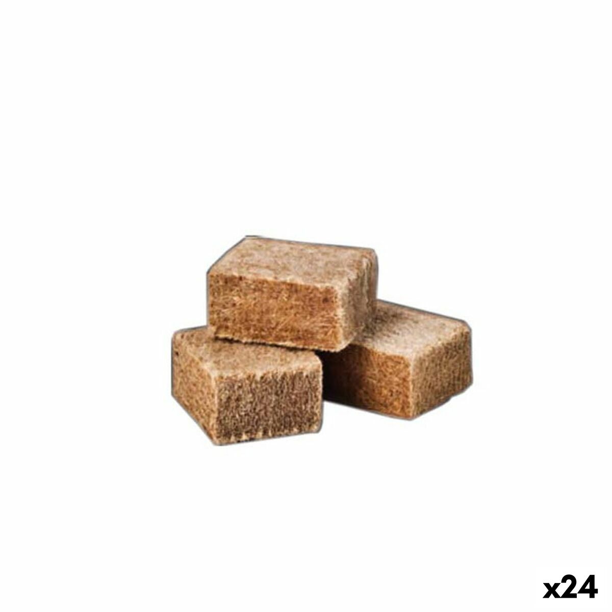 Bois avec cire pour barbecue Algon Bois (24 Unités)
