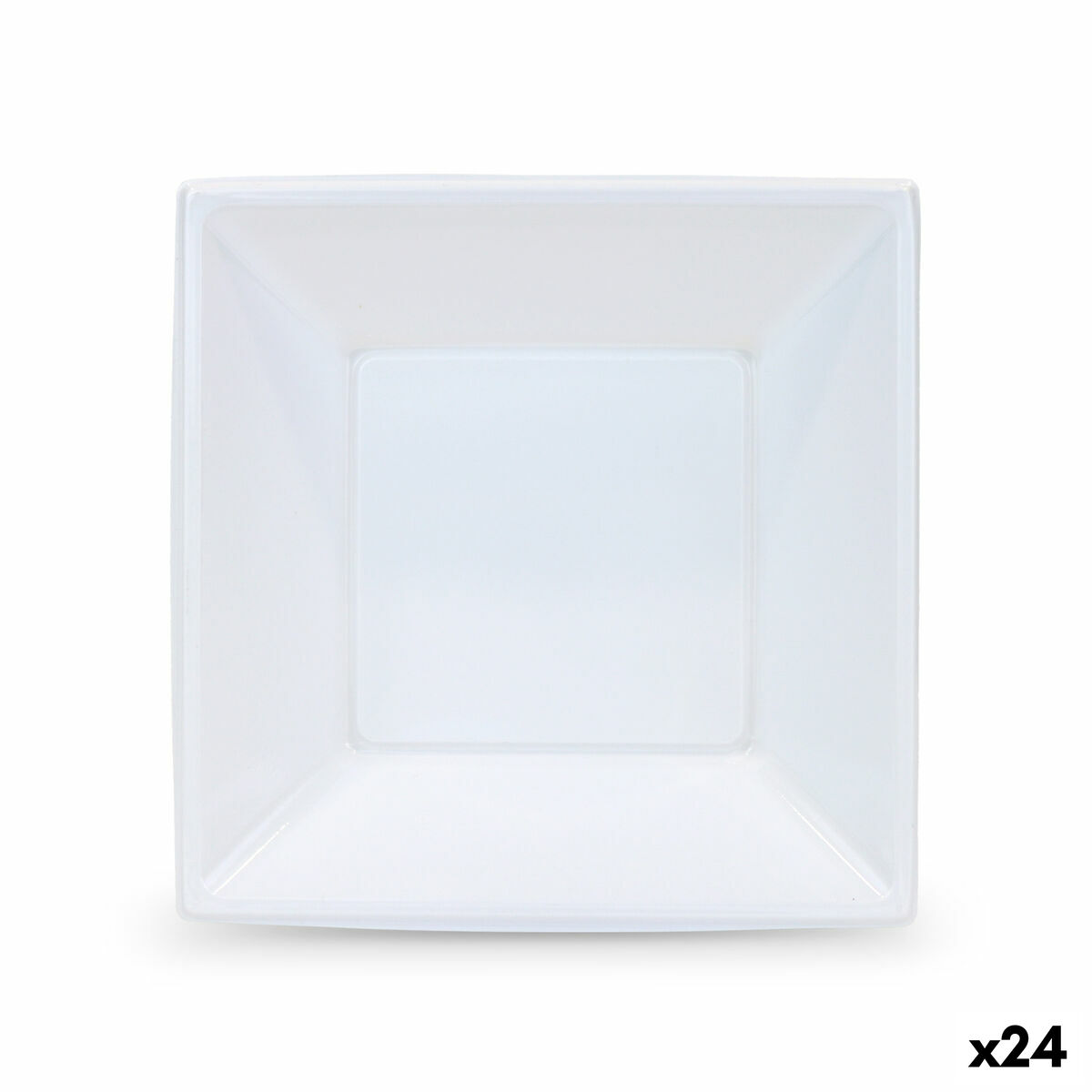 Service de vaisselle Algon Plastique 18 cm 6 Pièces (24 Unités)