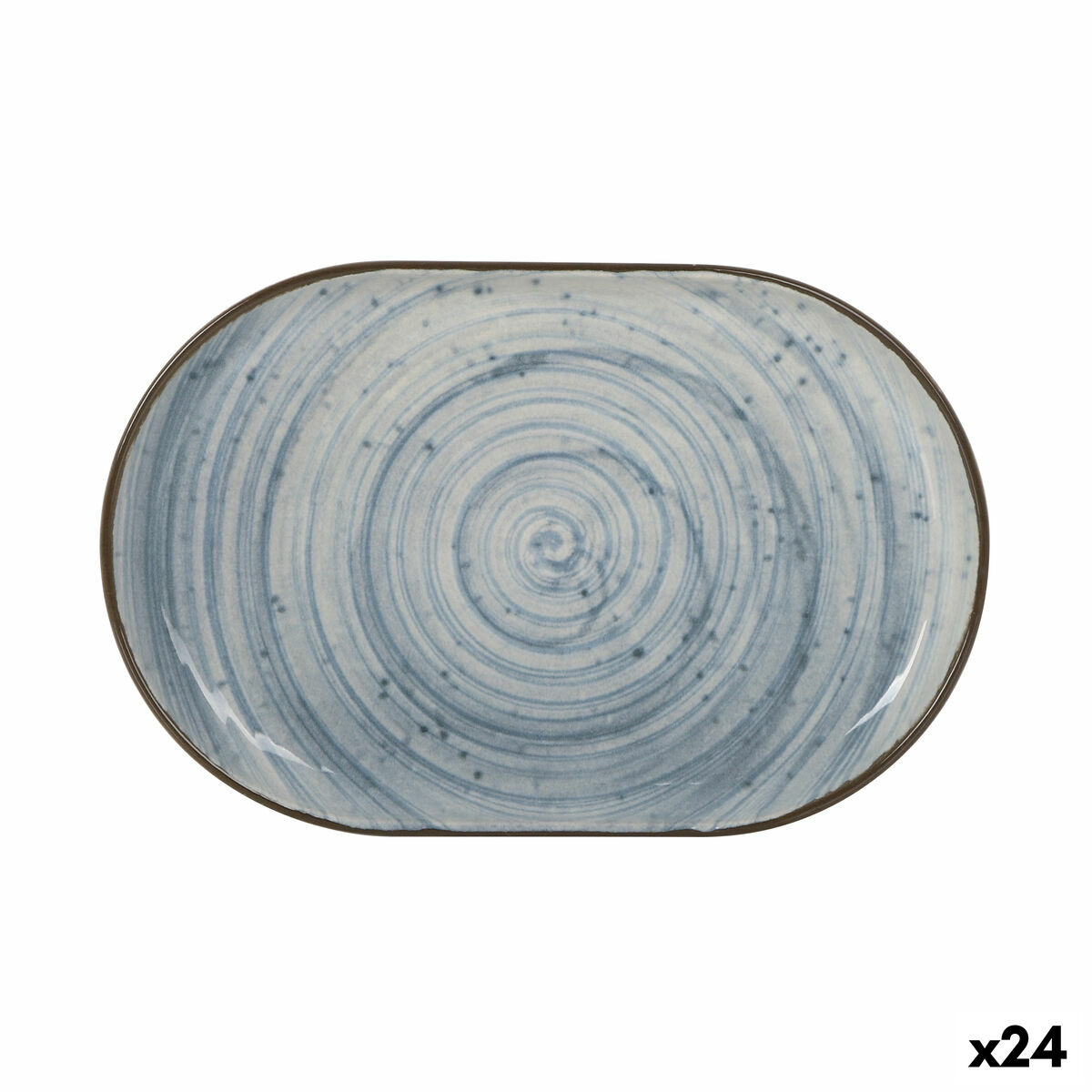 Plat à Gratin La Mediterránea Anllo Oblongue 20 x 13 x 2 cm (24 Unités)
