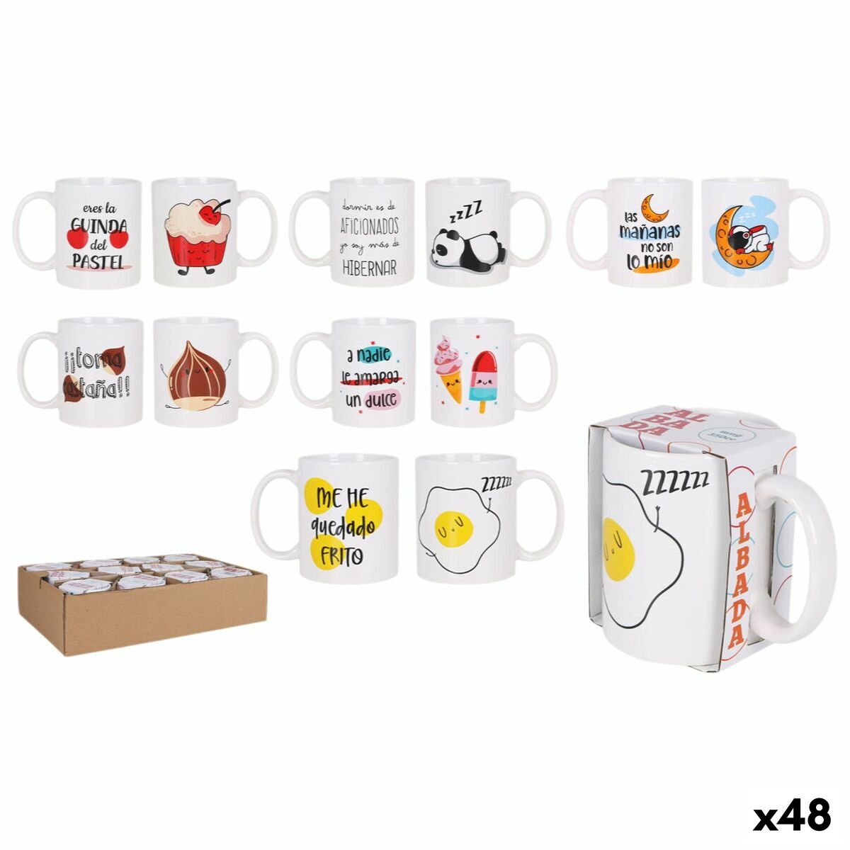 Tasse mug Albada 350 ml (48 Unités)