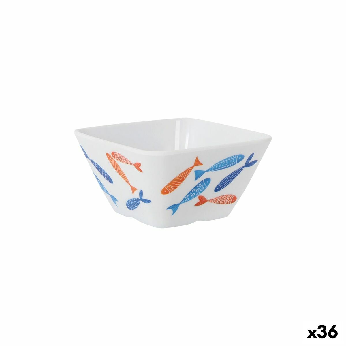 Bol pour Apéritifs La Mediterránea Poissons 10,5 cm (36 Unités)
