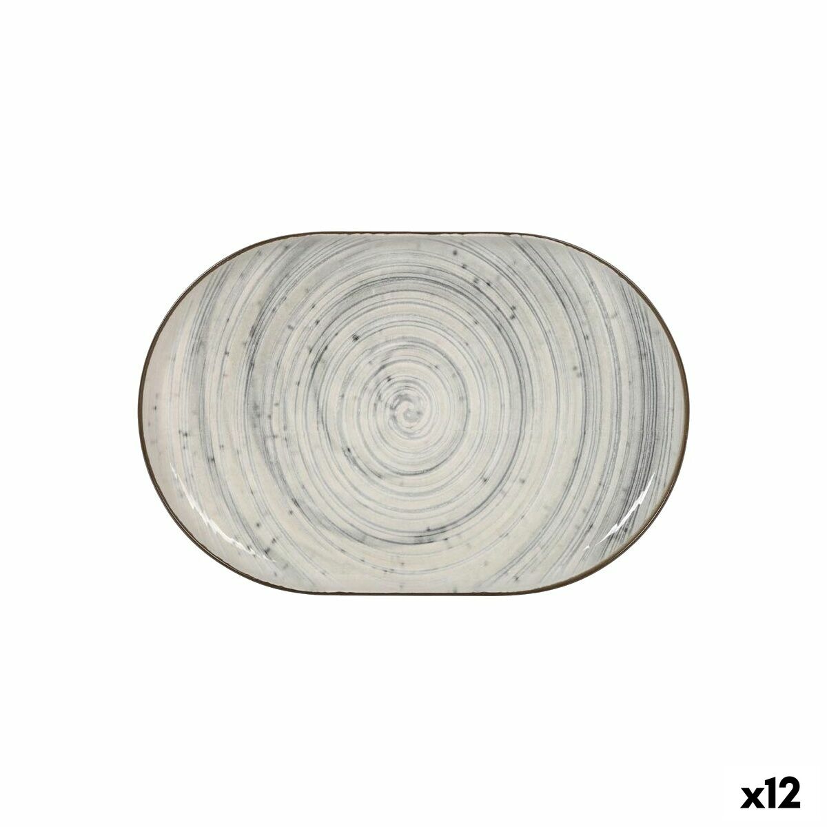 Plat à Gratin La Mediterránea Vortex Oblongue 30 x 20 x 2,5 cm (12 Unités)