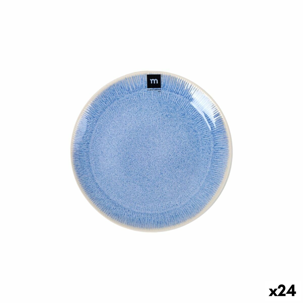 Assiette à dessert La Mediterránea Calobra Bleu (24 Unités)