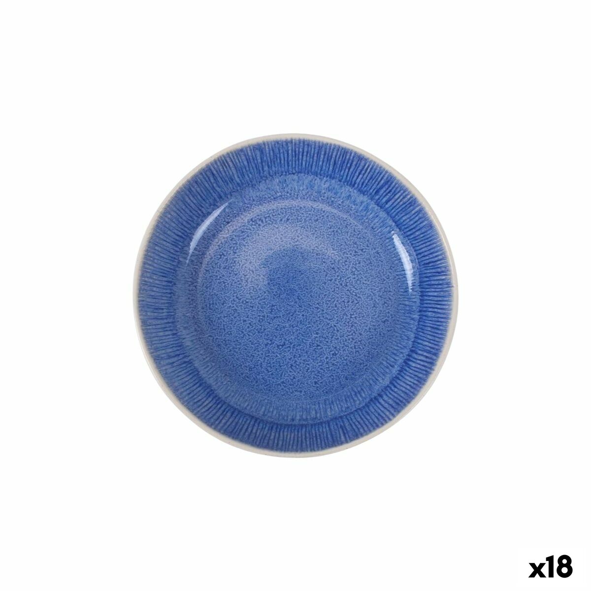 Assiette creuse La Mediterránea Calobra Bleu (18 Unités)