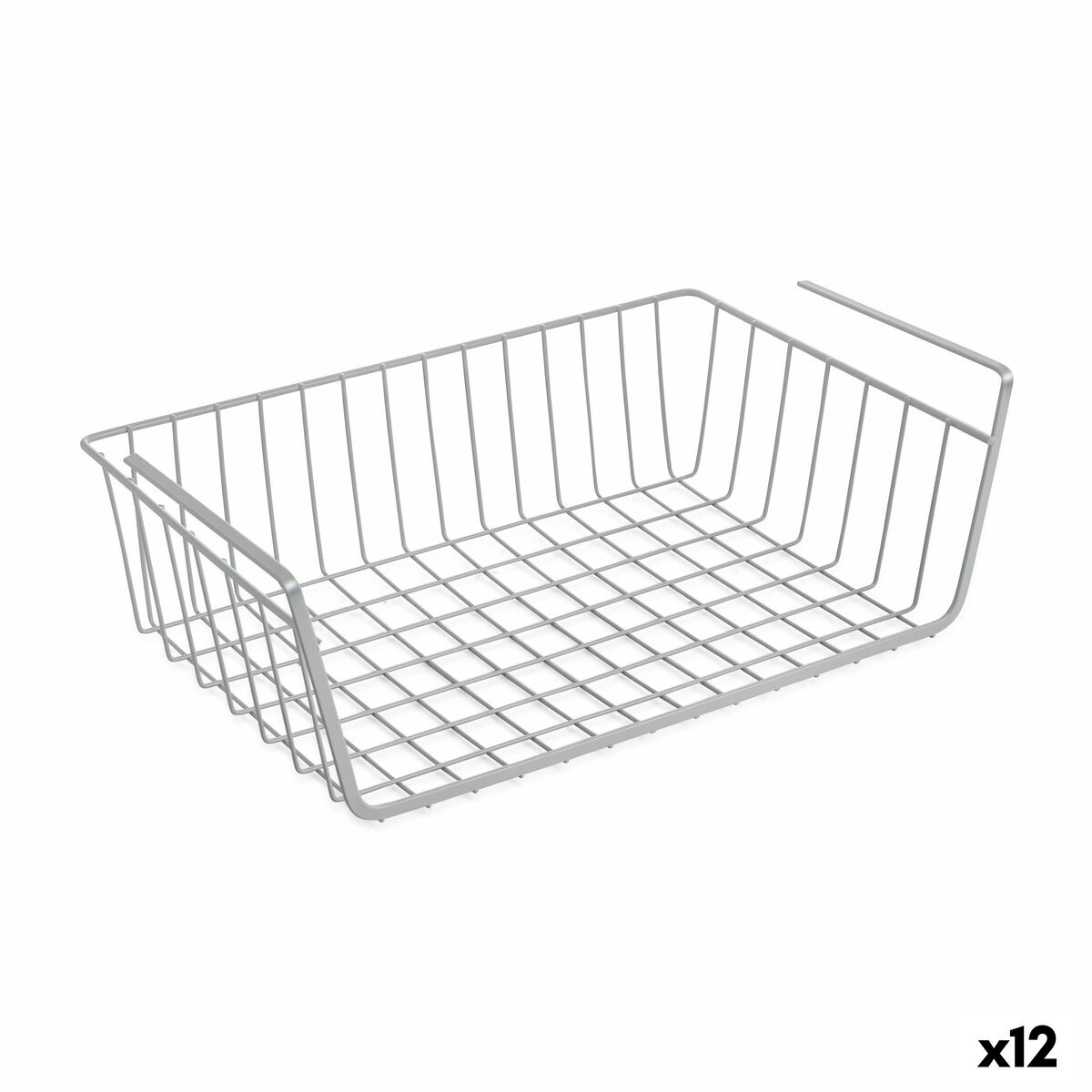 Corbeille pour étagère de cuisine Confortime 40,5 x 25,5 x 14 cm (12 Unités)