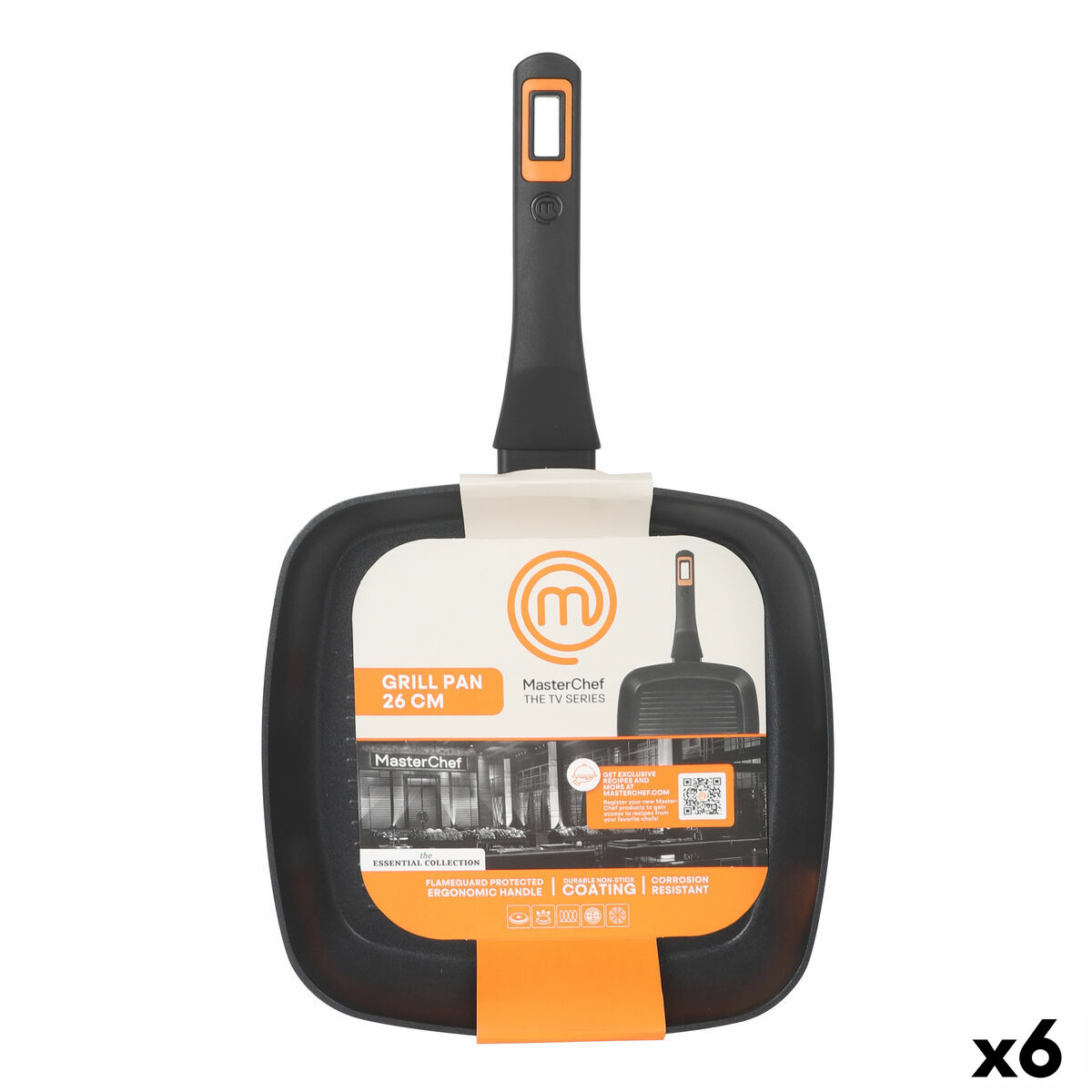 Si vous aimez prendre soin de chaque détail de votre maison et d'être à la dernière mode en matière de produits qui vous rendront la vie plus facile, achetez Rôtissoire MasterChef au meilleur prix. Unités: 6 UnitésDimensions approx.: 26 cm2,8 mm