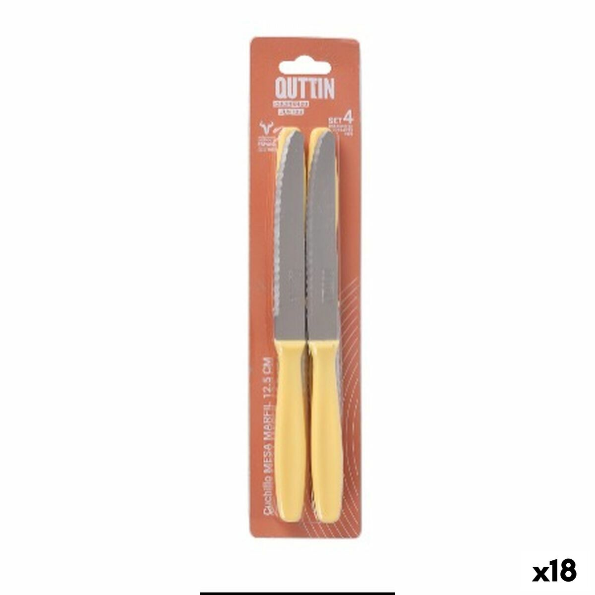 Cuillère de table Quttin YVORY 4 Pièces (18 Unités)