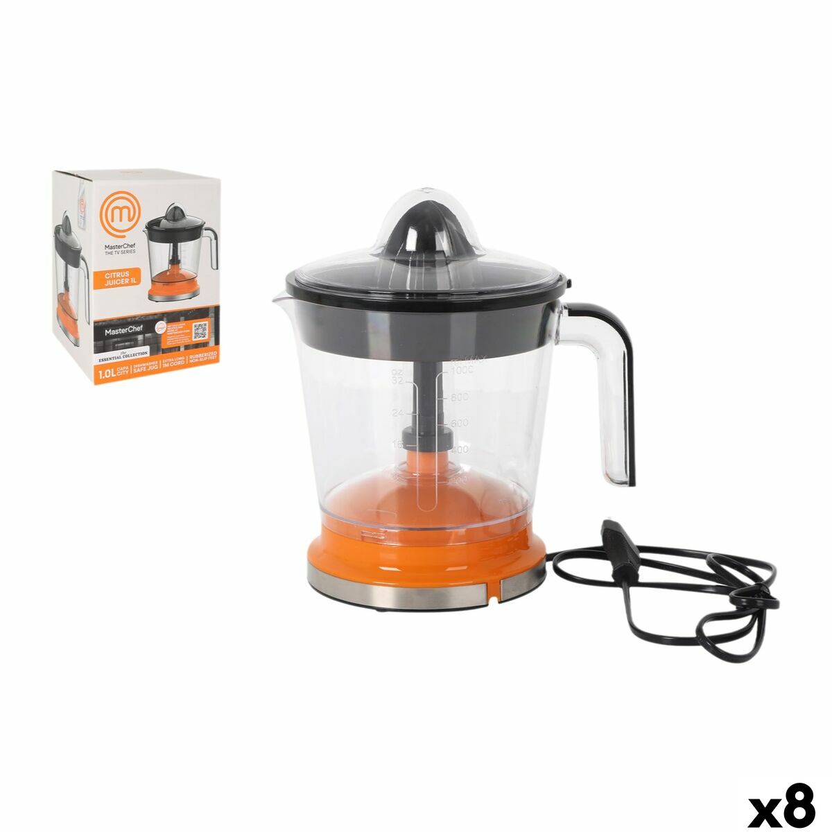 Ηλεκτρικός Αποχυμωτής MasterChef 30 W 1 L 8 Μονάδες