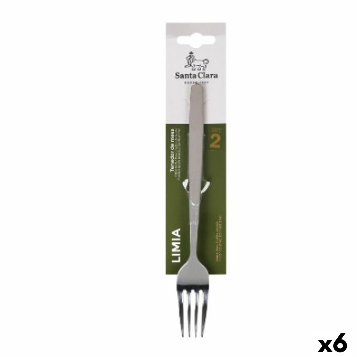 Fourchette Quttin Limia 2 Pièces (6 Unités)