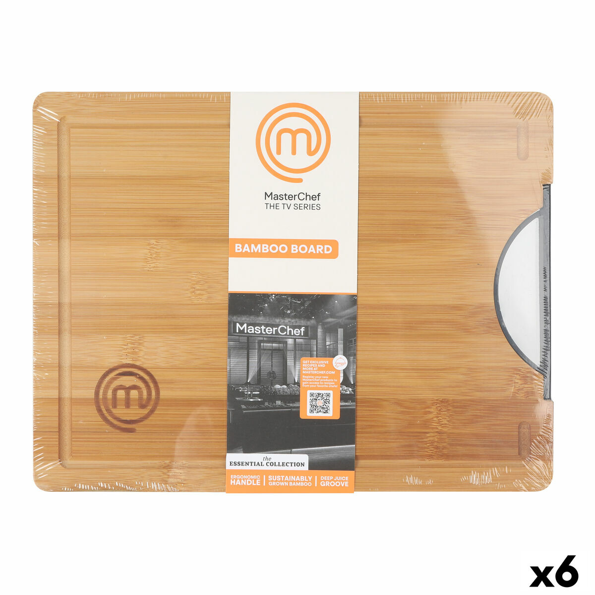 Planche à découper MasterChef 32,5 x 25 cm (6 Unités)