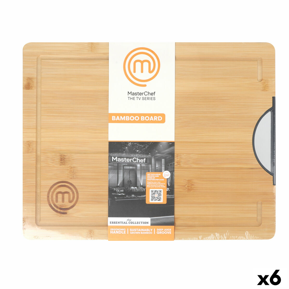 Planche à découper MasterChef 38,5 x 30 cm (6 Unités)