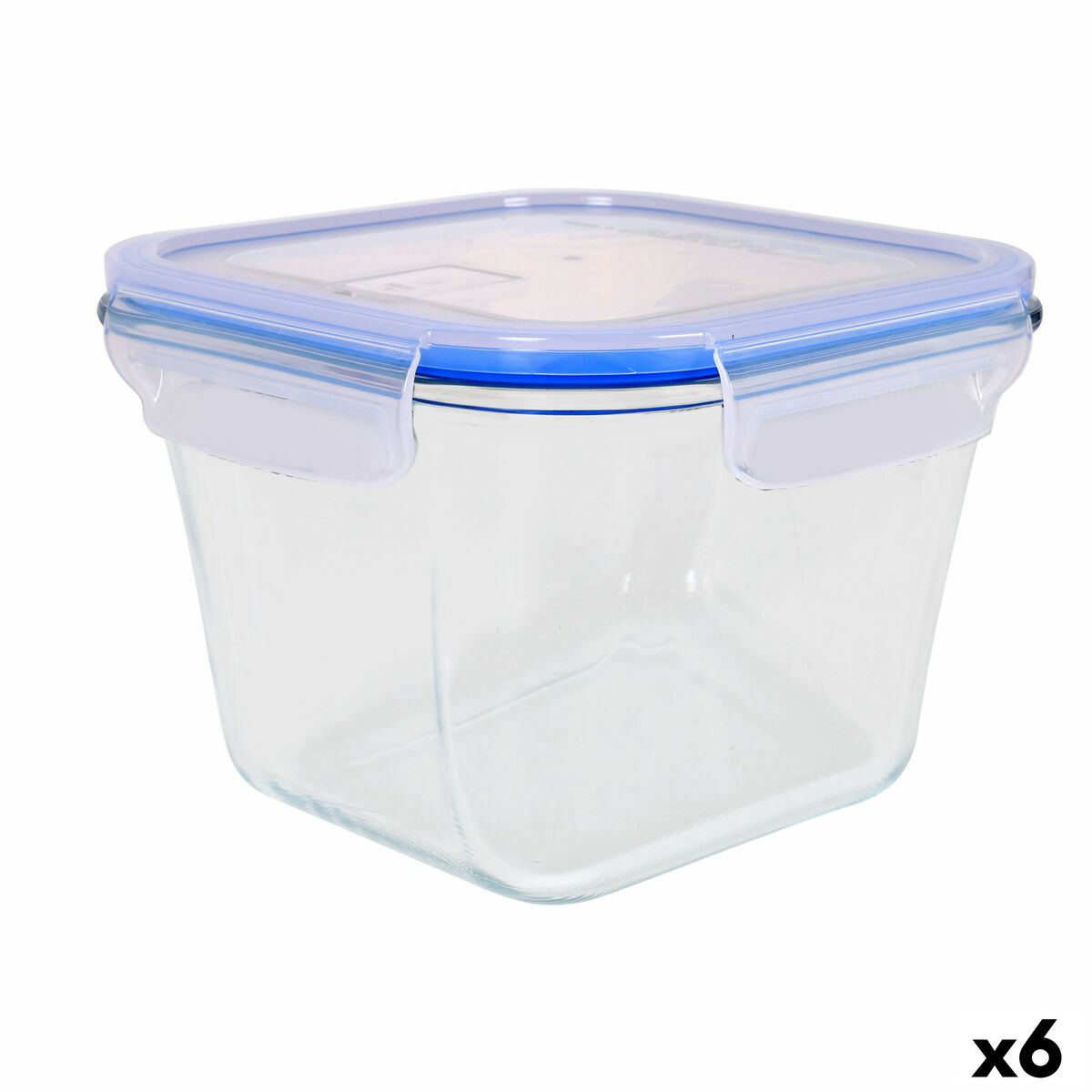 Boîte à lunch Quttin Carré 1,8 L (6 Unités)