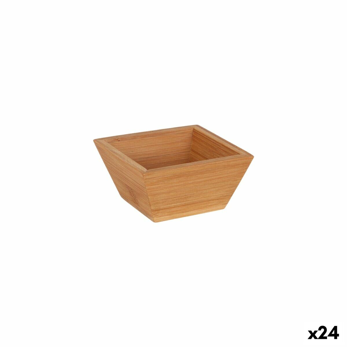 Bol pour Apéritifs Carré 10 x 10 x 5,5 cm (24 Unités)