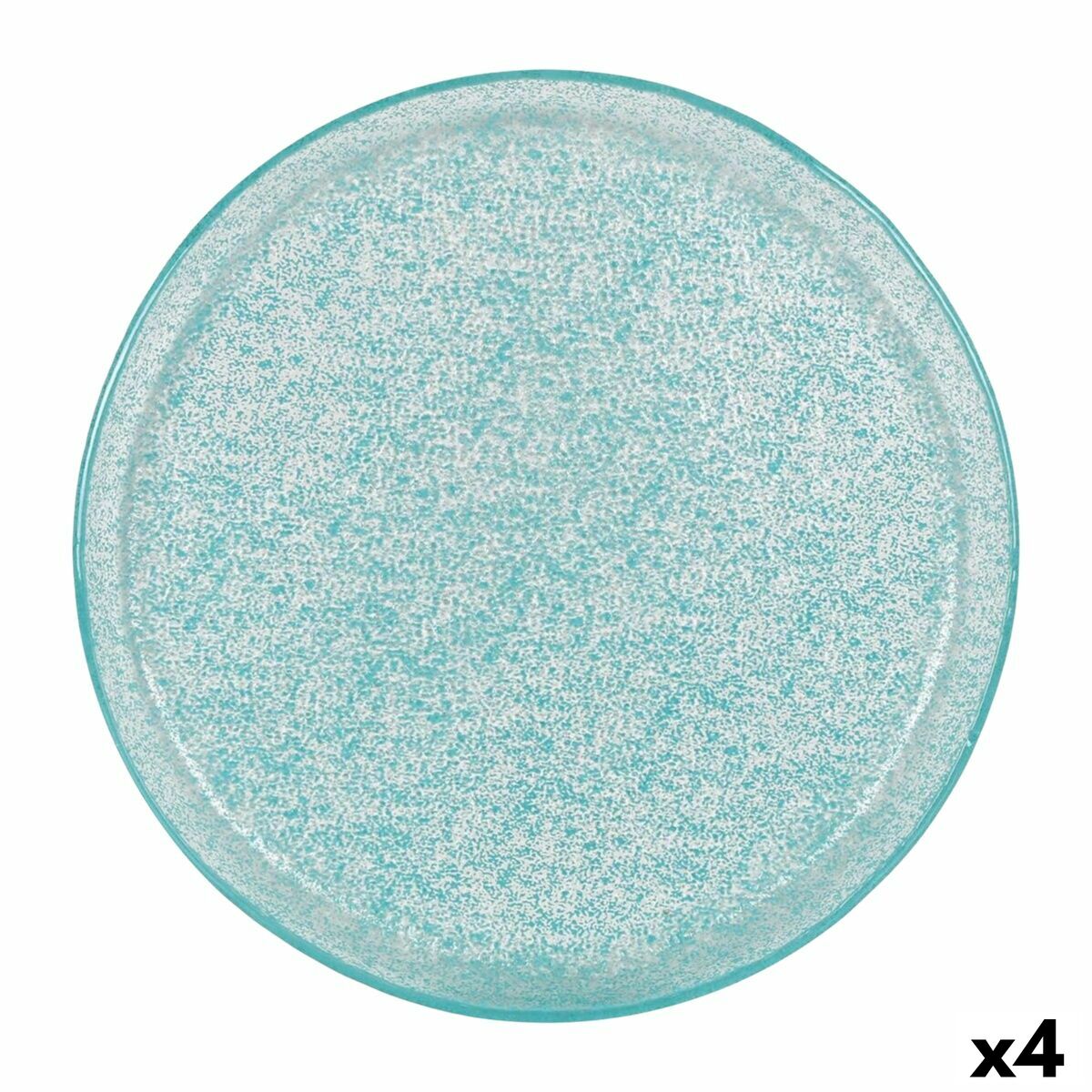 Assiette plate Samaritaine Turquoise Ø 27 cm (6 Unités)