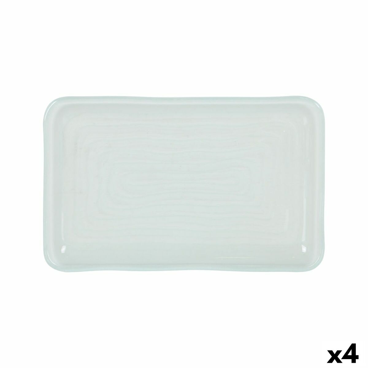 Plateau apéritif Rectangulaire 30 x 14 cm (6 Unités)
