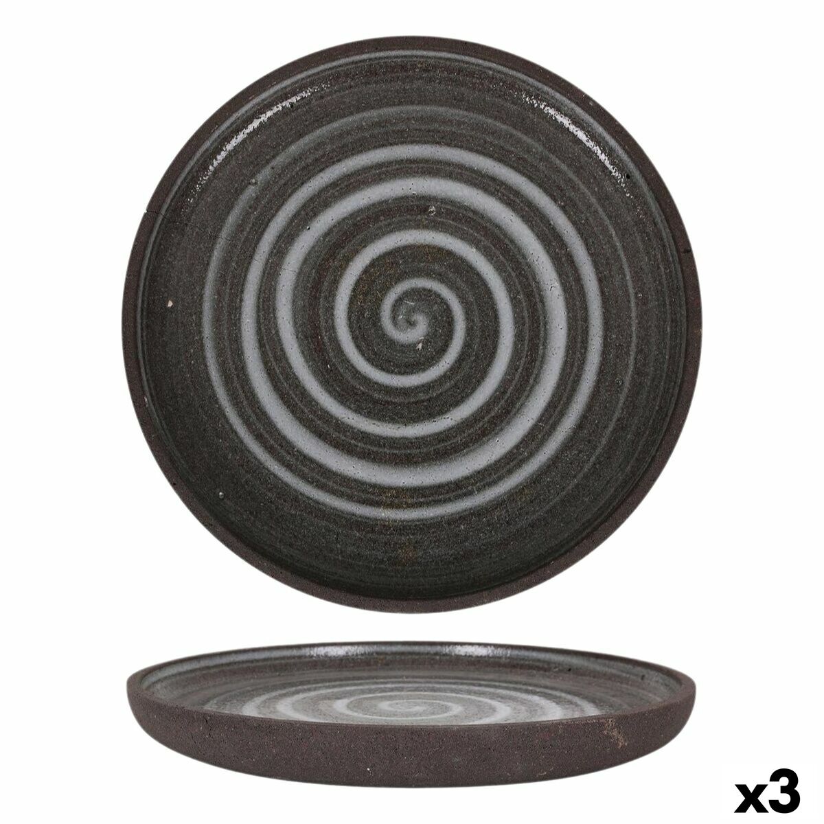 Assiette plate Krakatoa Ø 30 cm (3 Unités)
