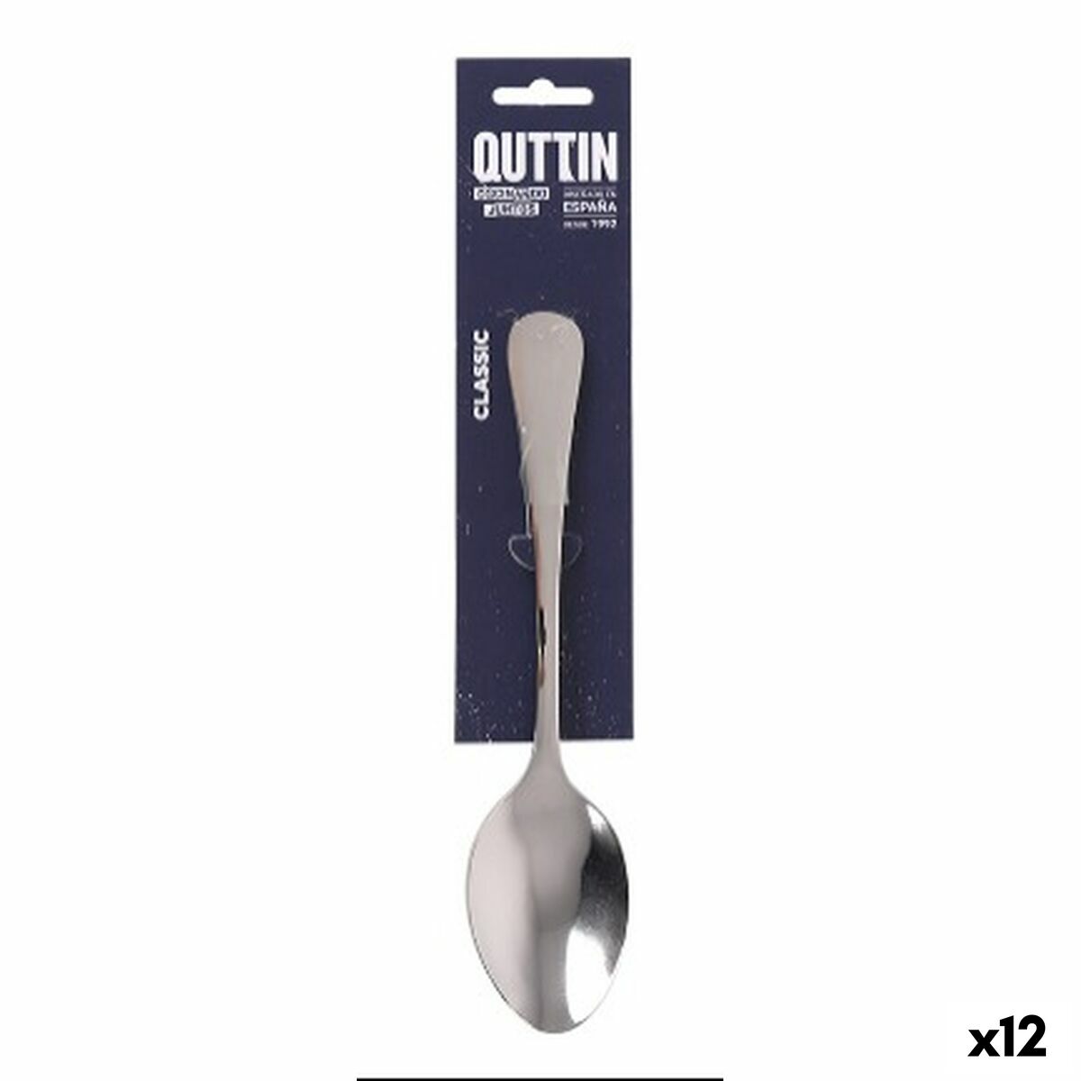 Cuillère à dessert Quttin Classic 3 Pièces (12 Unités)