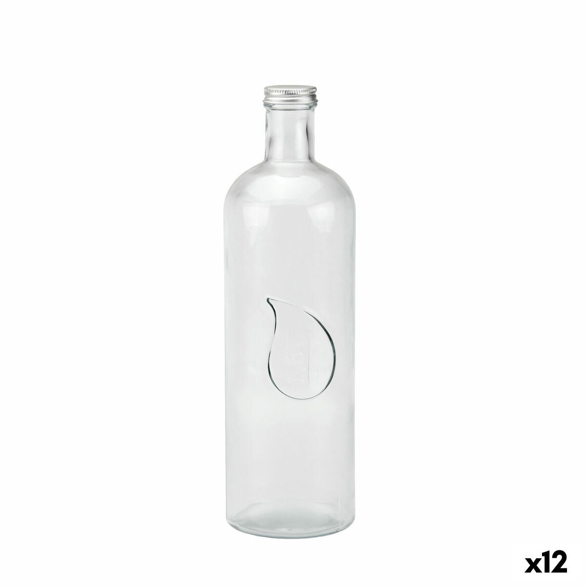Bouteille en Verre La Mediterránea Métal verre 1,6 L (12 Unités)