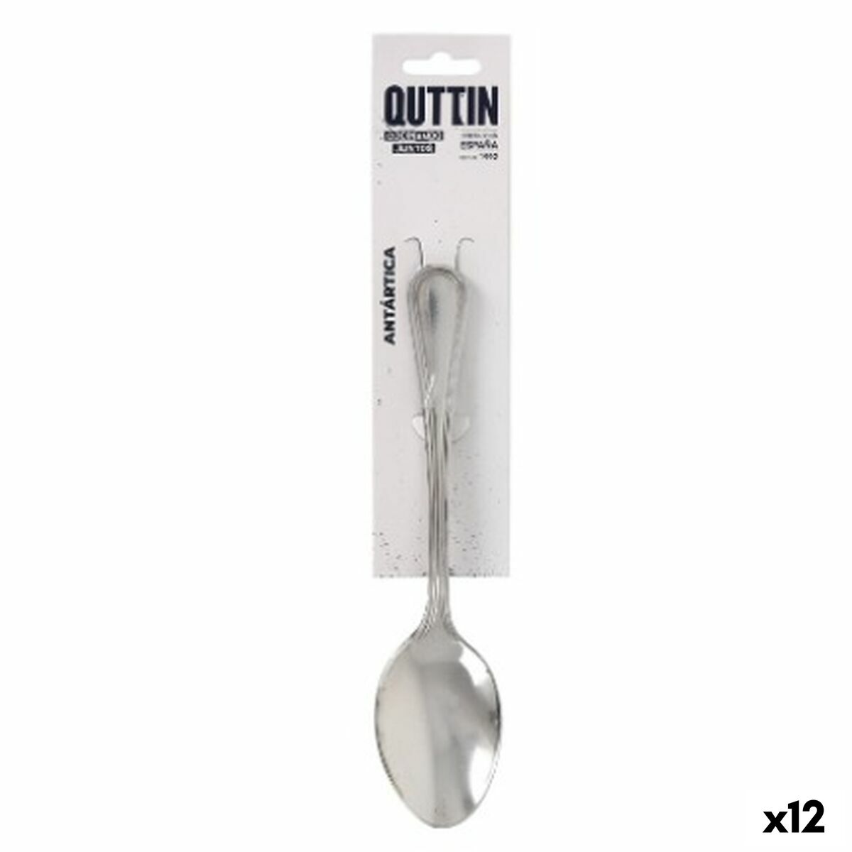Cuillère à dessert Quttin Antartica 3 Pièces (12 Unités)