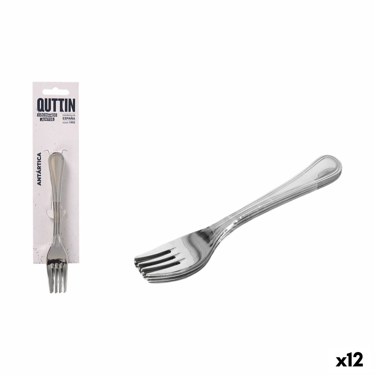 Fourchette Quttin Antartica 6 Pièces (12 Unités)